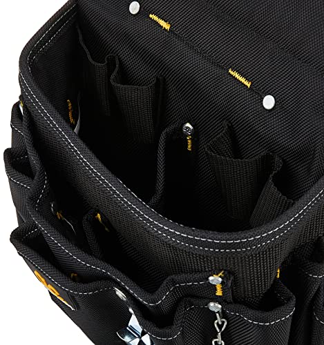 Custom Leathercraft CLC Custom Leathercraft 5505 Professional Electrician's Tool Pouch, Ballistic Poly, 12Pocket , Black - Image 5