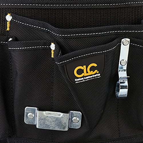Custom Leathercraft CLC Custom Leathercraft 5505 Professional Electrician's Tool Pouch, Ballistic Poly, 12Pocket , Black - Image 4