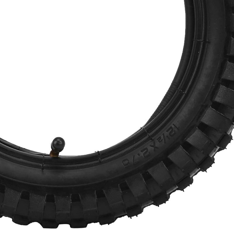 woobles Electric Bike Tire, 12 1/2x2.75 Electric Bicycle Tire and Inner Tube Set Scooter Inflatable Rubber Tire Replacement Black - Image 5