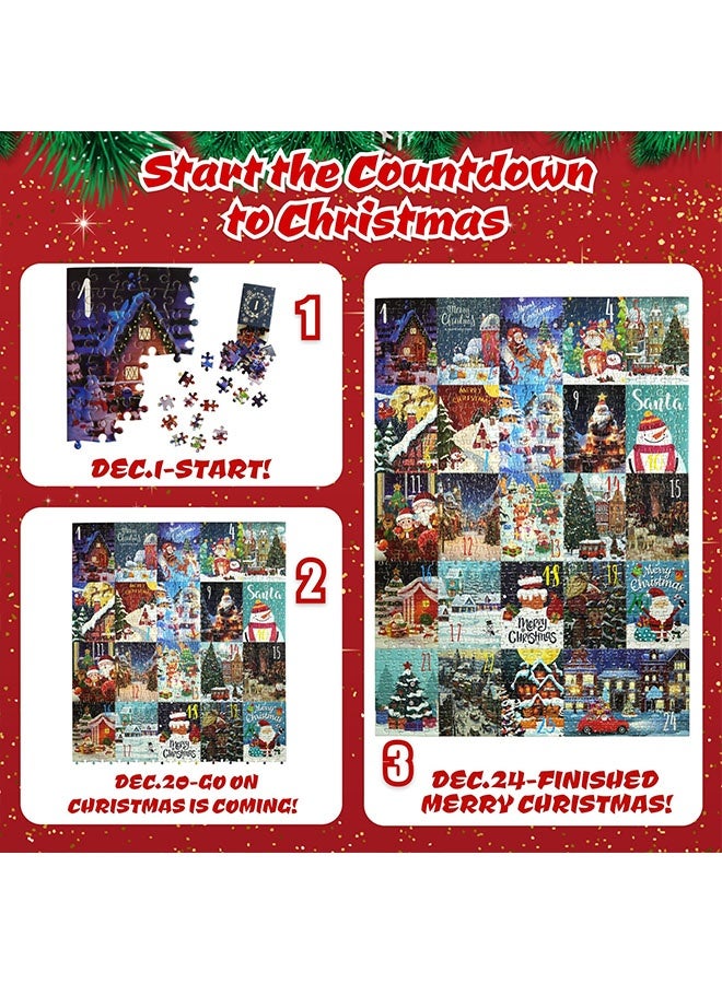 Beauenty Advent Calendar 2025 Christmas Jigsaw Puzzle - 24 Days Christmas Countdown Calendar, Puzzles for Adults 1000 Pieces, Advent Calendar 2025 Adult Gifts - Image 5