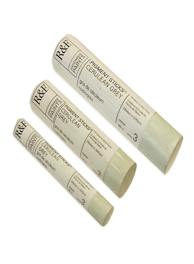 R&F Handmade Paints - Professional Oil Pigment Stick, Cerulean Grey, 38 ml - Image 3