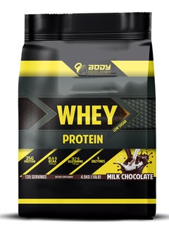 Body Builder Body Builder 100% Whey Protein, Support Muscle Growth and Repair, Fast Absorption, Milk Chocolate Flavor, 10 Lbs  - Image 1