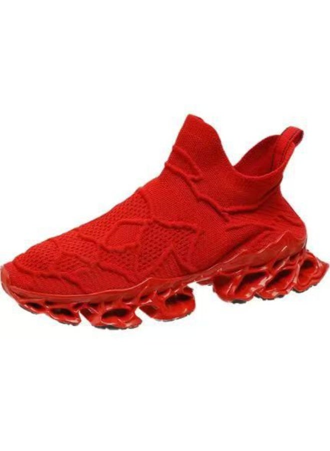 NIBEMINENT Couple Running Shoes Waterproof Sports Shoes Unique Blade Sole High-quality Cushioning Outdoor Sports Jogging Shoes 
