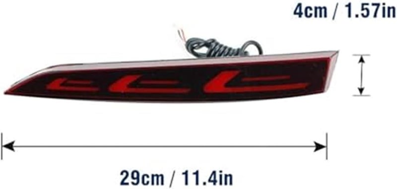 Wivplex Rear Bumper Reflector Brake Light for Hyundai Accent - Image 4