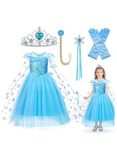 Home Smart Girls Queen Costume Dress Cosplay Princess Dress Up for Party Favor or Special Occasion