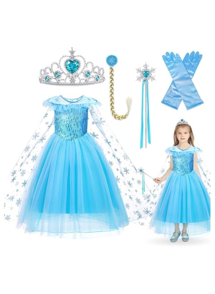 Home Smart Home Smart Girls Queen Costume Dress Cosplay Princess Dress Up for Party Favor or Special Occasion  - Image 1