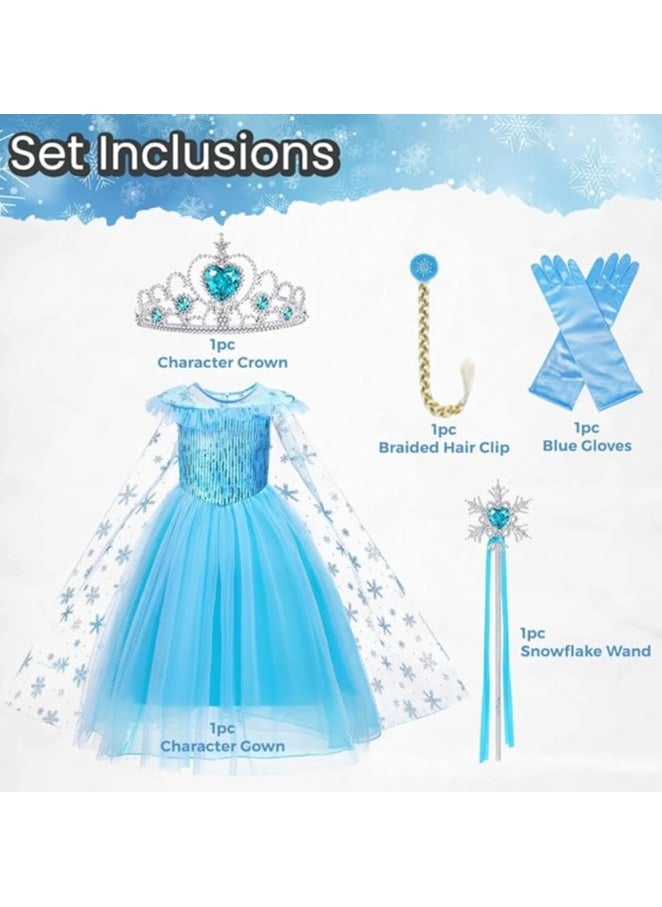 Home Smart Home Smart Girls Queen Costume Dress Cosplay Princess Dress Up for Party Favor or Special Occasion  - Image 2