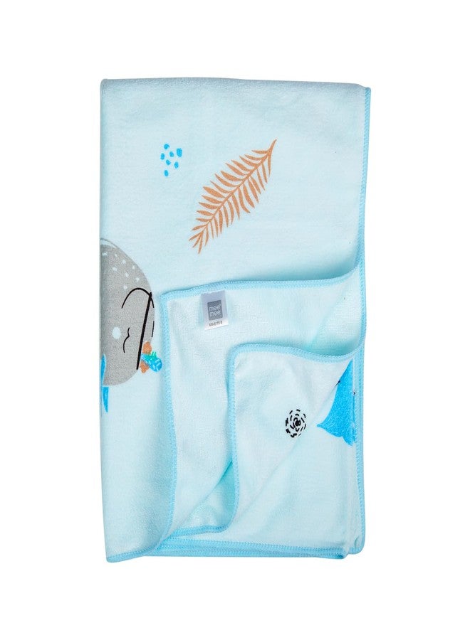 Mee Mee Absorbent|Washable |Reusable |Soft Baby Bath Towel | Cotton Washcloth for Infants, New Born Babies and Toddlers (White) 70X110 CM - Image 4