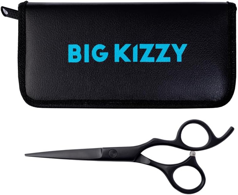 Big Kizzy Big Kizzy Cutting Shears  blend in extensions layer  texturize  sharp stainless steel hair cutting scissors for extensions wigs hair pieces clip ins