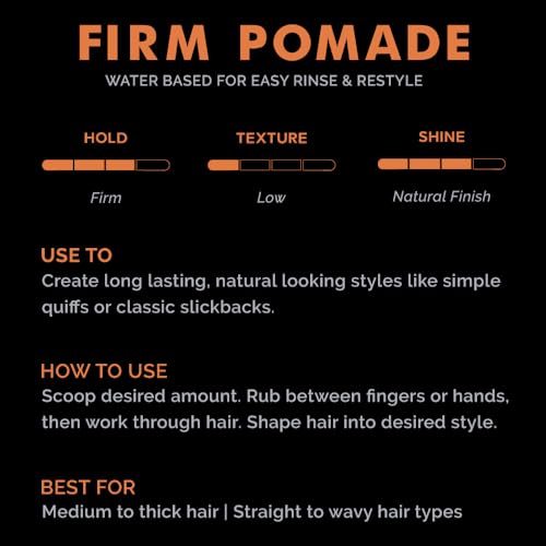 ZEUS Water-Based Pomade, Natural Shine All Day Hold - MADE IN USA (4 oz.) - Image 5