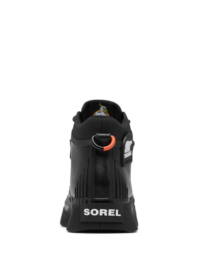 Sorel Women's Out N About Iv Splashy Wp Rain Boot, Black, Sea Salt, 39 EU - Image 3