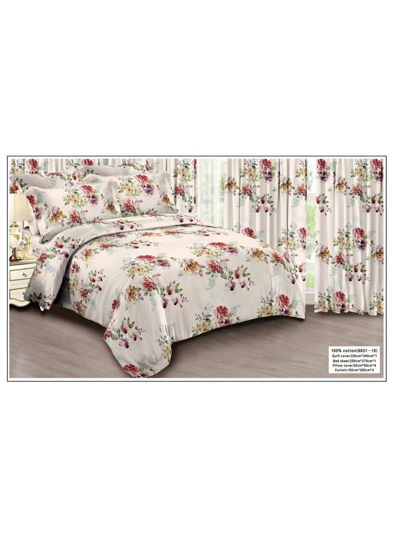 Turkey 10 Piece Comforter Bedding With Sheet And Decorative Pillow Shams - Image 2