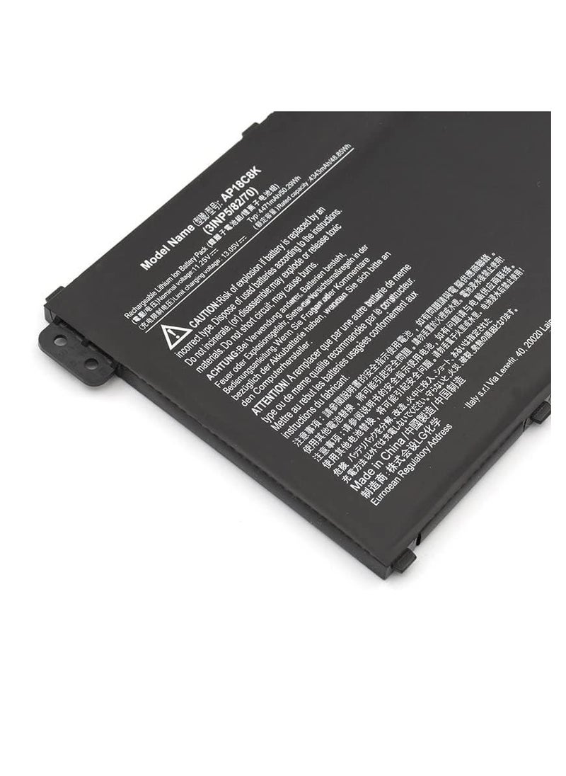 Battery 11.25V 4471mAh 50.29Wh AP18C8K Replacement Laptop Battery for Acer AP18C8K Tablet