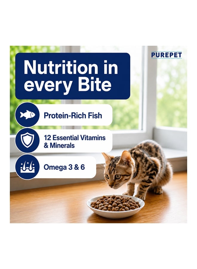 PUREPET Dry Cat Food  Ocean Fish - Image 3