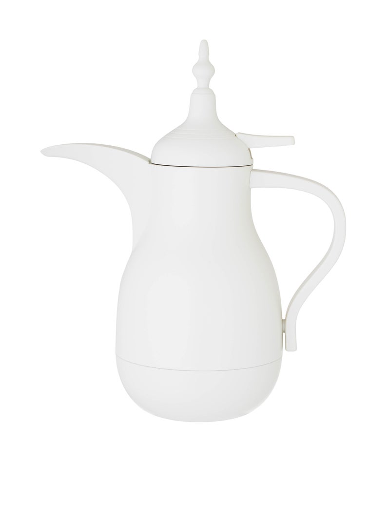 Single Dallah Thermos 0.7 Liter mat white Color  - Image 1