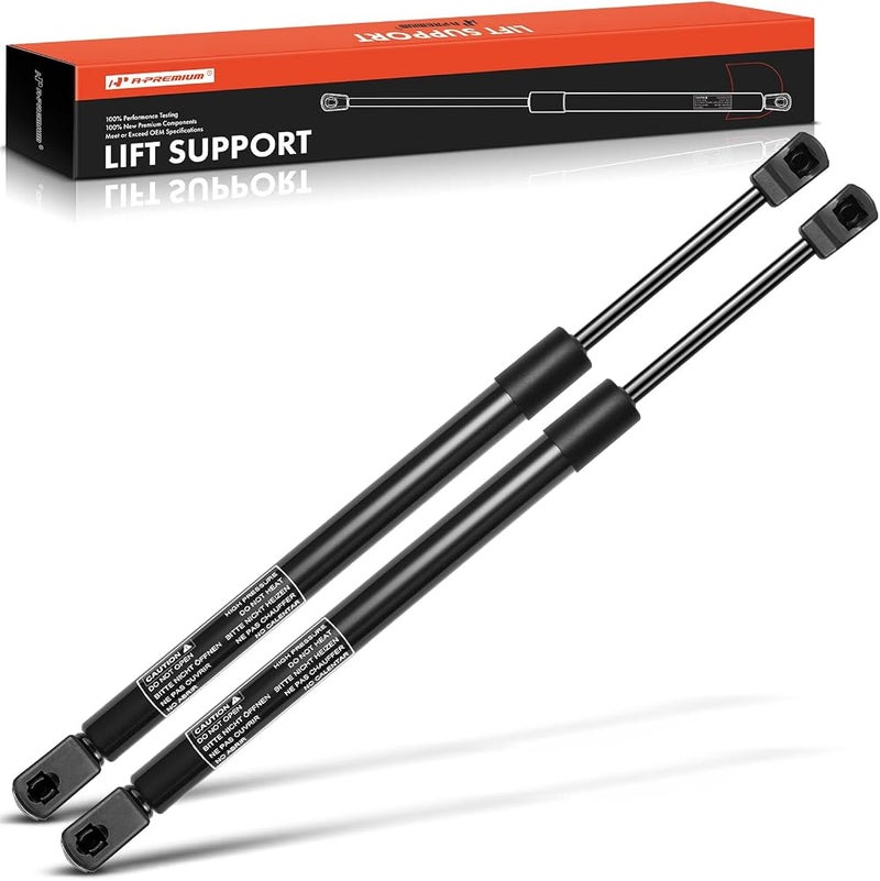 A-Premium Front Hood Lift Supports Shock Struts Compatible with Select Lincoln Models - Town Car 2006 2007 2008 2009 2010 2011 4.6L Limousine/Sedan- Replace# 6W1Z16C826AB(2PC Set) - Image 1