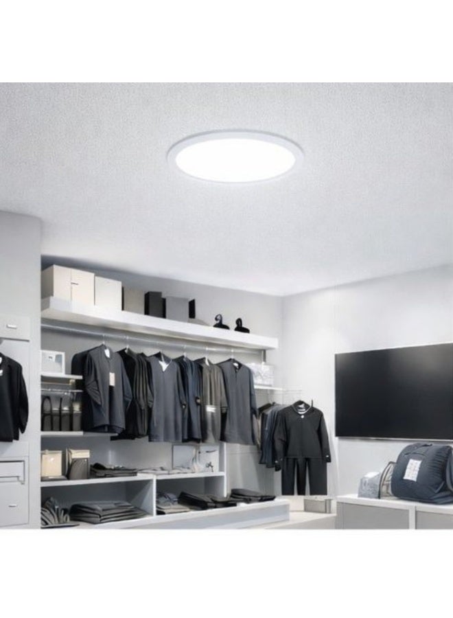 م.م.ذ  دحاولا صخشلا ةكرش اهمزاولو ةرانلا  تادعم ةراجتل زنيل دنآ وتلب لوحة إضاءة LED دائرية من بلاتو 6+6 واط GF-PL100DC ثنائية اللون 6K + وردي | إضاءة سقفية مخفية بتصميم نحيف - Image 4