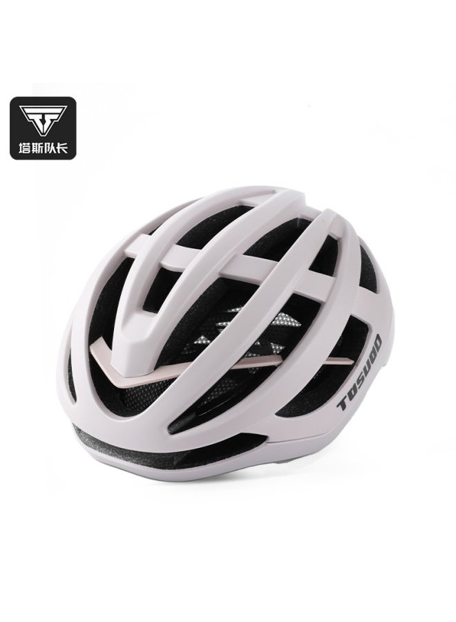Milk Tea Color Tosuod Cycling Helmet Keel Pneumatic Helmet Men's Mountain Road Cycling Wind-breaking Safety Helmet Cycling Equipment