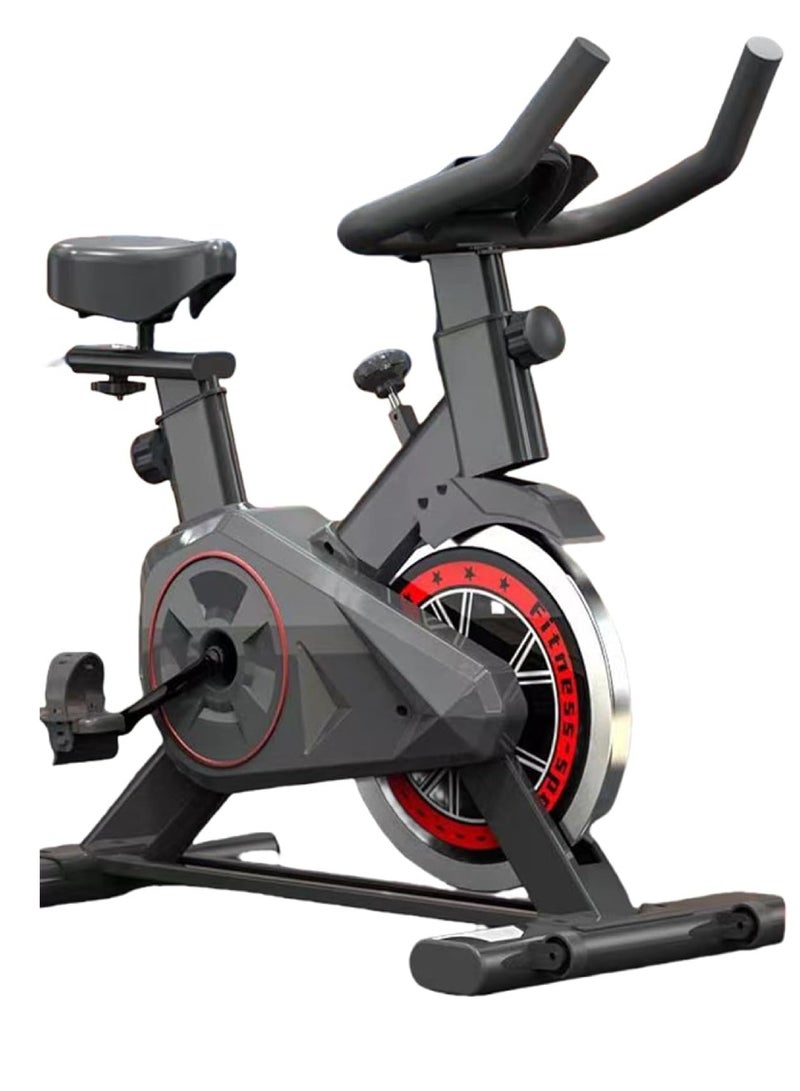 DIGI CORE Indoor Cycling Bike Brake Pad Stationary Bike With Tablet Mount & Comfortable Seat Cushion Adjustable Height Adjustable Saddle Spin Bike Fitness Bike Exercise Bike Exercise Machine