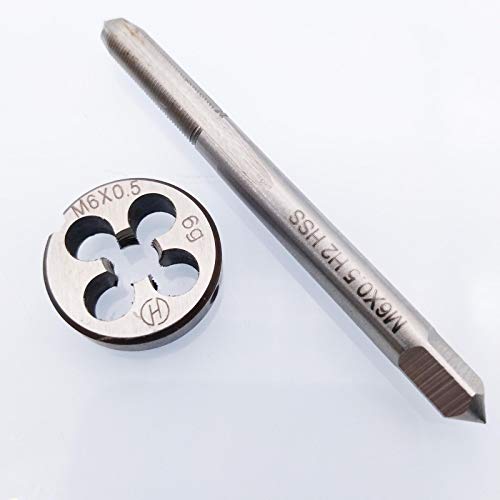 Yodaoke HSS M6 x 0.5mm Tap and M6 x 0.5mm Die Metric Thread Right Hand - Image 4
