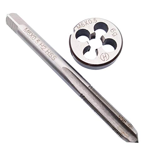 Yodaoke HSS M6 x 0.5mm Tap and M6 x 0.5mm Die Metric Thread Right Hand - Image 5