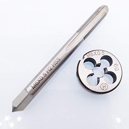 Yodaoke HSS M6 x 0.5mm Tap and M6 x 0.5mm Die Metric Thread Right Hand - Image 3