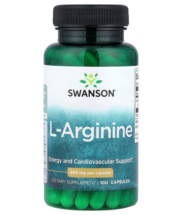 L-Arginine 500 mg 100 Capsules