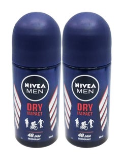 Nivea Pack Of 2 Nivea Men Dry Impact Deodorant 50ml  - Image 3