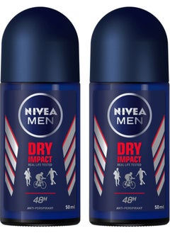 Nivea Pack Of 2 Nivea Men Dry Impact Deodorant 50ml  - Image 1