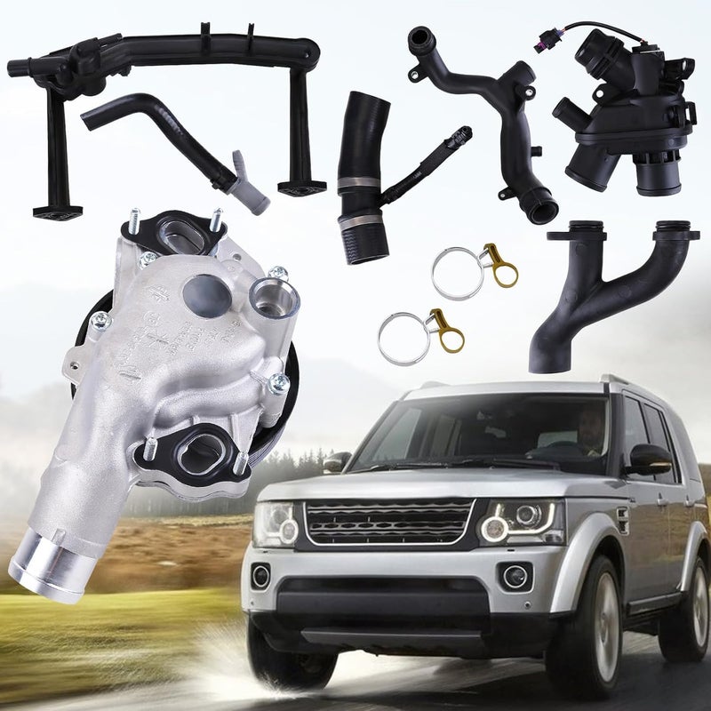 Cooling System Replace Kit Compatible with Jaguar FType FPace XF XE XJ 20132019 Cooling System Replacement for Land Rover Discovery 20192020 Replace OE AJ813909 C2D20660 AJ812119