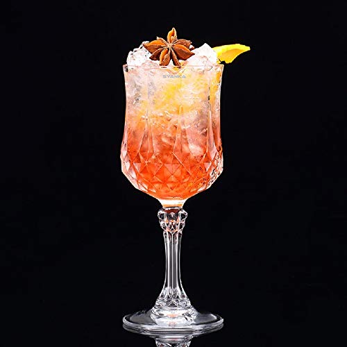 SYANKA Italian Premium Cocktail Glasses Set of 4, 230 ML, Transparent, Ideal for Soda, Juice, Milk, Coke, Beer, Spirits, Water and Mixed Drinks. - Image 1