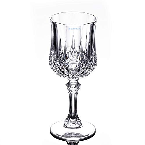 SYANKA Italian Premium Cocktail Glasses Set of 4, 230 ML, Transparent, Ideal for Soda, Juice, Milk, Coke, Beer, Spirits, Water and Mixed Drinks. - Image 5