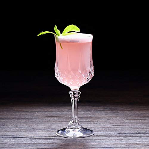SYANKA Italian Premium Cocktail Glasses Set of 4, 230 ML, Transparent, Ideal for Soda, Juice, Milk, Coke, Beer, Spirits, Water and Mixed Drinks. - Image 4