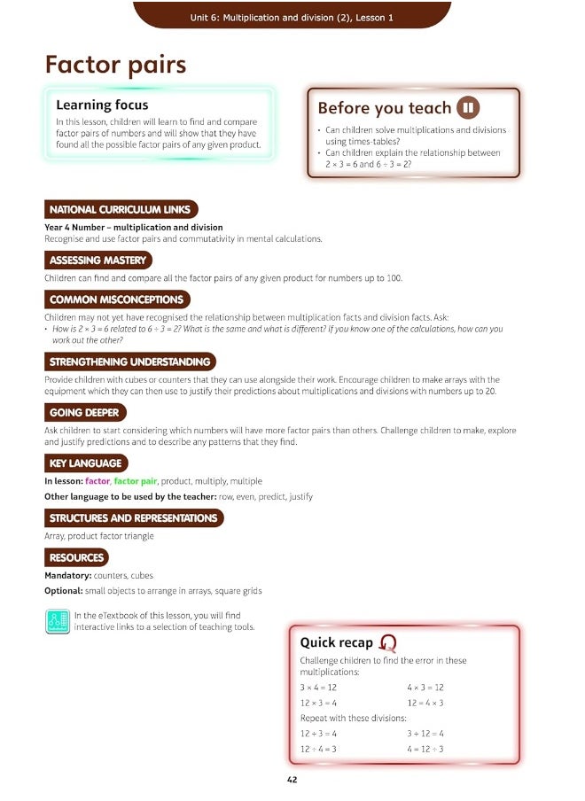 null - Power Maths Teaching Guide 4B - White Rose Maths edition - Image 1