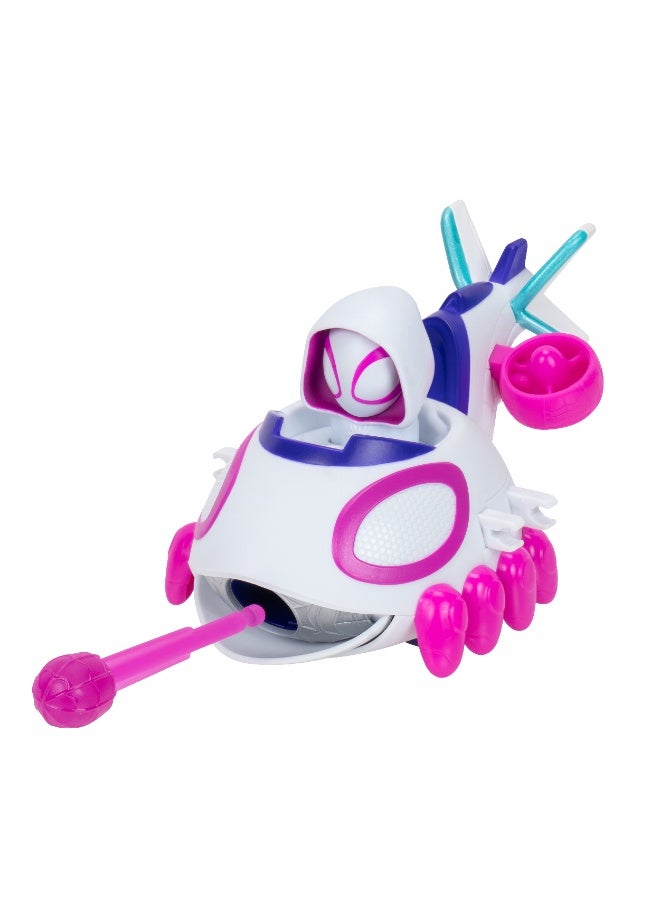 MARVEL سيارة سبايدي وأصدقائه ويب دارت زومر - سبايدر غاست | مارفل | سبايدرمان | سيارة لعبة | سيارة قابلة للتحصيل | ألعاب تشجع على اللعب الخيالي وتطوير المهارات الحركية | هدية للأطفال والرضع - Image 3