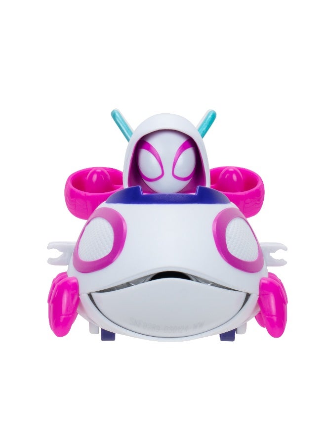 MARVEL سيارة سبايدي وأصدقائه ويب دارت زومر - سبايدر غاست | مارفل | سبايدرمان | سيارة لعبة | سيارة قابلة للتحصيل | ألعاب تشجع على اللعب الخيالي وتطوير المهارات الحركية | هدية للأطفال والرضع - Image 4