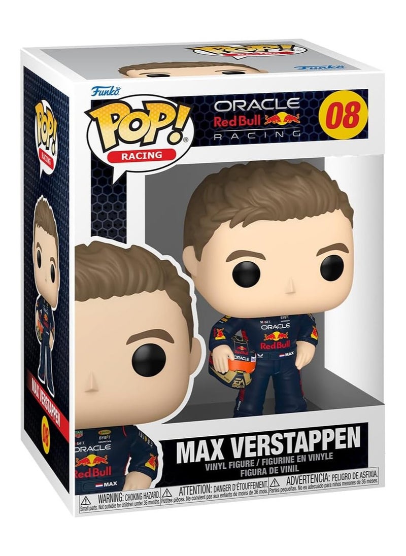 Funko - Funko Pop! Sports: Racing Formula 1- Oracle Red Bull Racing - Max Verstappen with Helmet (08) - Image 1