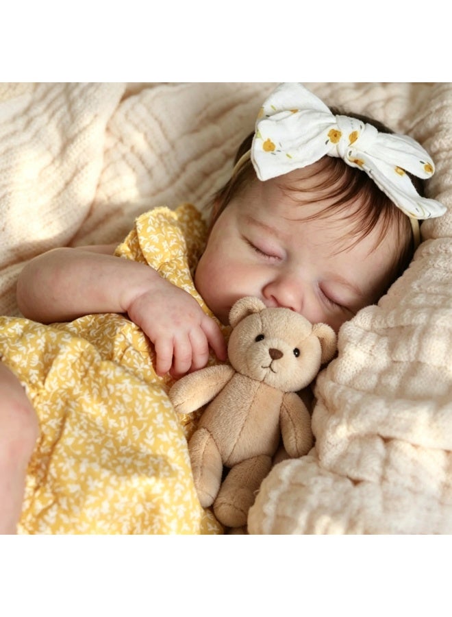 All silicone baby doll -20 inch reborn baby doll silicone full body, realistic baby doll, anatomically correct girl, real-life reborn doll - Image 1