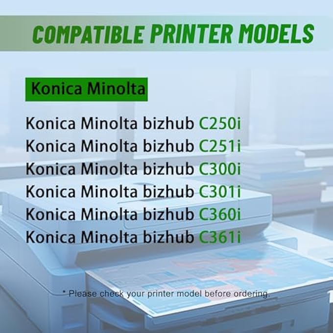 TN-328 TN328 BLACK TONER CARTRIDGE- AAV8130/AV8150 TONER CARTRIDGE COMPATIBLE FOR KONICA MINOLTA BIZHUB C300I C360I C250I C7130I PRINTER - Image 3