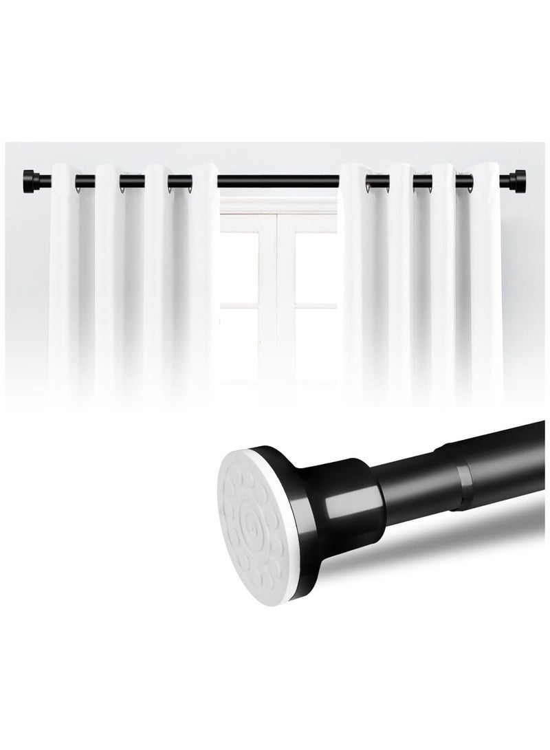 Bukela Tension Shower Curtain Rod Adjustable Window Curtain Rod Heavy Duty Closet Tension Rod Adjustable Hanging Clothes Organizer for Bathroom Wardrobe Balcony Closet Rods No Drilling Room Divider Rack - Image 1