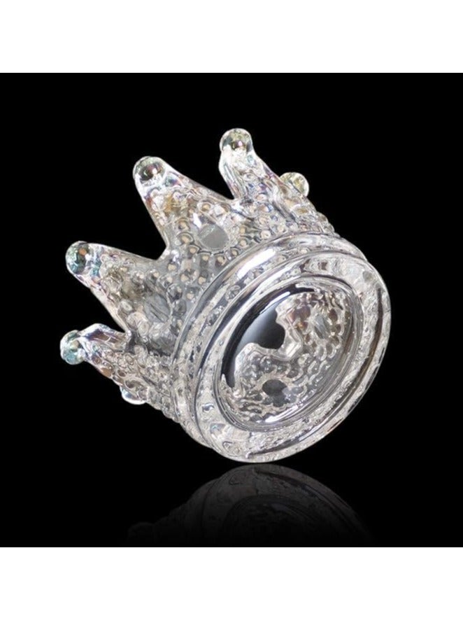 Multi-Purpose Crown-Shaped Desk Bowl – Elegant Crystal Glass Design – Perfect for Home, Office & Gifting - Image 3