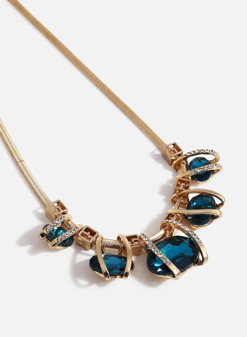 SOHI Drops Dainty Artificial Necklace Jewellery