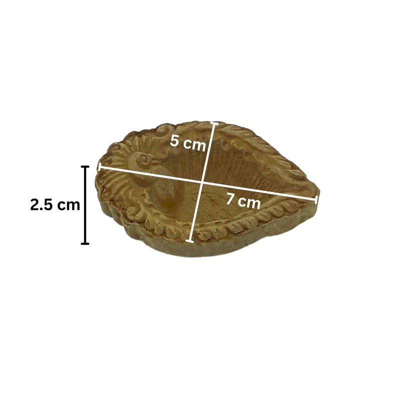 Tdas Diya for Puja Diyas for Home Decoration Pooja Room Diwali Deepam Diva Deepak vilakku deepalu Clay Small mitti Perfect for Festival of Lights 7 cm 25 Pieces - Image 2