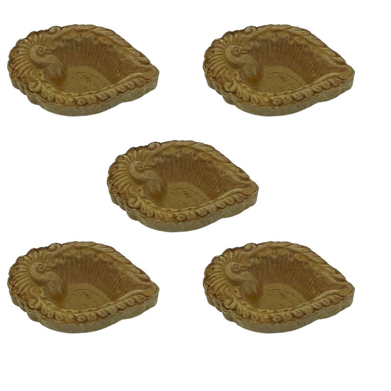Tdas Diya for Puja Diyas for Home Decoration Pooja Room Diwali Deepam Diva Deepak vilakku deepalu Clay Small mitti Perfect for Festival of Lights 7 cm 25 Pieces - Image 4