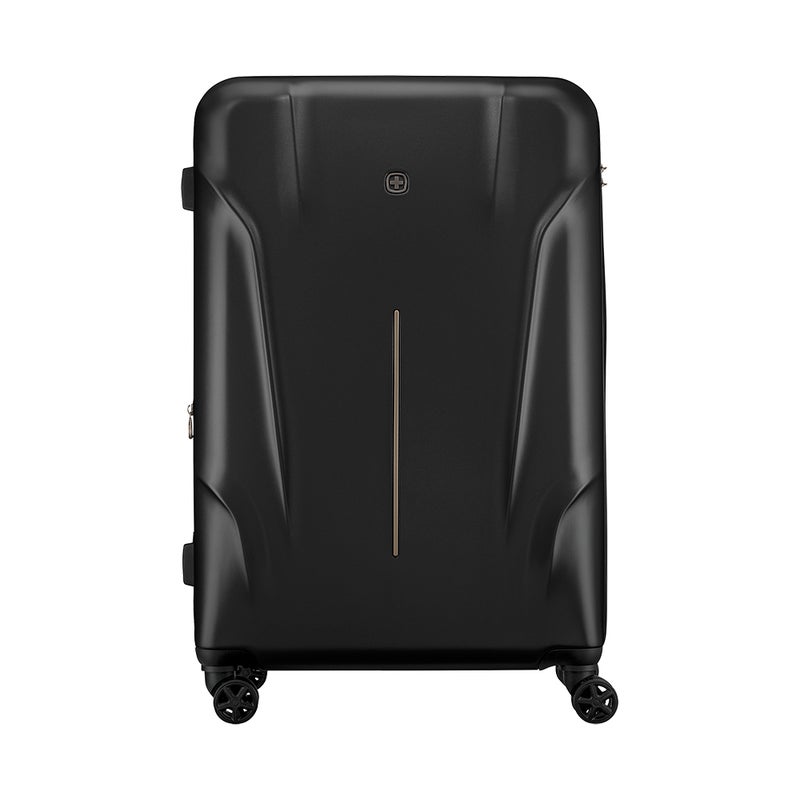 Wenger Ryon 80cm Large Expandable Luggage with Lightweight Hard Case, TSA Lock & 360° Spinner Wheels - Black - Image 1