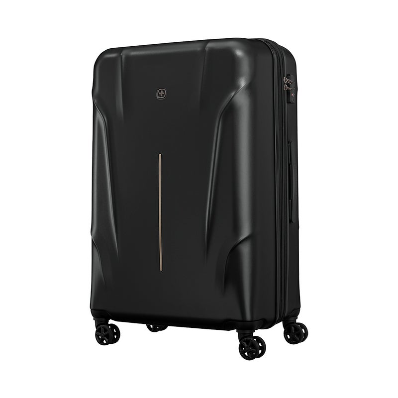 Wenger Ryon 80cm Large Expandable Luggage with Lightweight Hard Case, TSA Lock & 360° Spinner Wheels - Black - Image 5