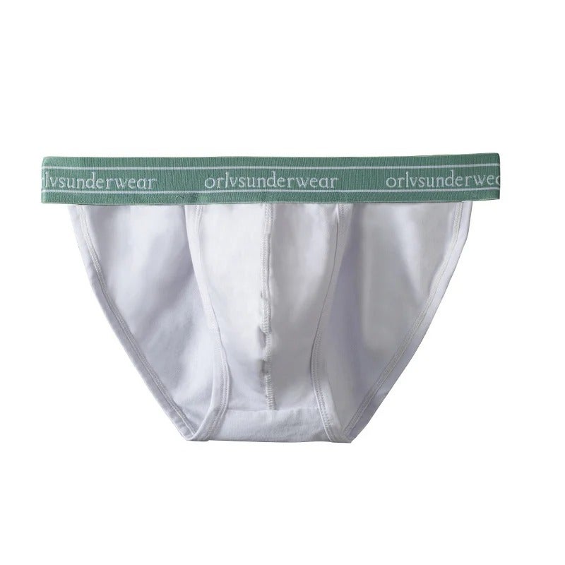 ORLVS Men's Winter Underwear, Low-Waist Cotton Briefs, Breathable & Stretchy