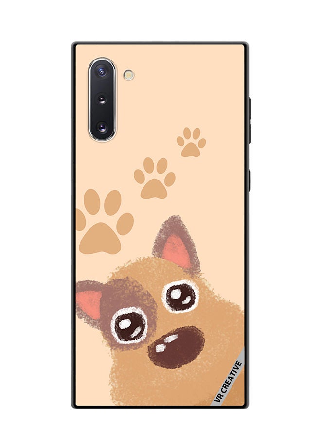 VR CREATIVE Protective Case Cover For Samsung Galaxy Note10 5G Cute Doggie Design Multicolour - Image 1
