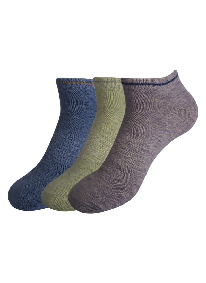 Future Future Socks Socket Pack Of 3 For Women Size 36-40 Multicolor 
