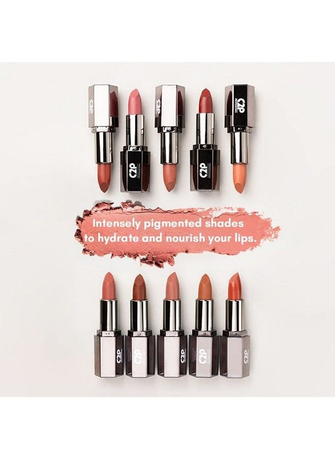 C2P PROFESSIONAL MAKEUP - C2P Pro Lip Fx Matte Lipstick Long Lasting Pigmented Silky Smooth Creamy Matte Finish With Vitamin E Shea Butter For Hydration And Moisturization (3.5 Gm Cinnamon 22) - Image 1